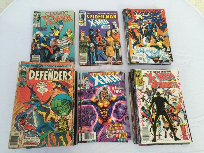 The Defenders, X-Men Comic Book Lot (97 Books)