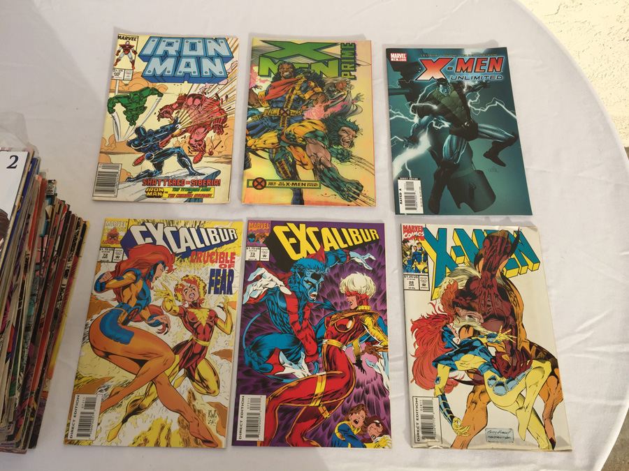 Iron Man, Captain America, X-Men, ROM Comic Book Lot (113 Books) [Photo 7]