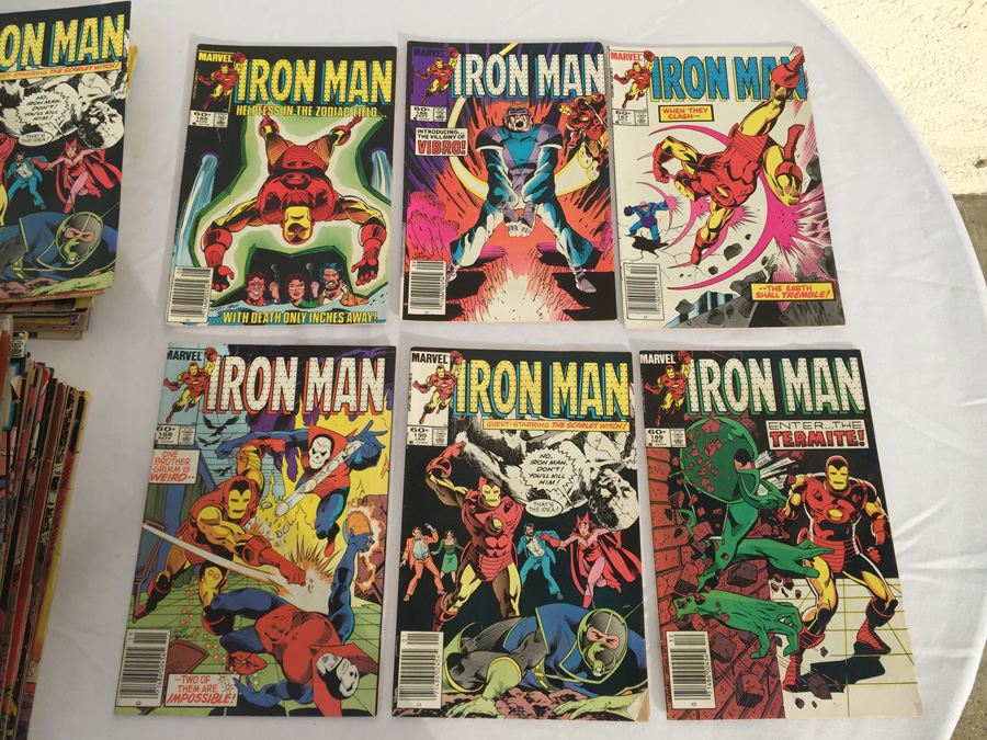 Iron Man, Captain America, X-Men, ROM Comic Book Lot (113 Books) [Photo 3]