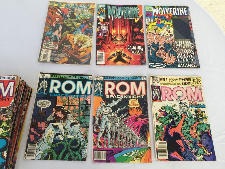 Iron Man, Captain America, X-Men, ROM Comic Book Lot (113 Books) [Photo 14]