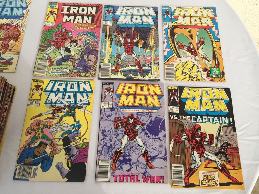 Iron Man, Captain America, X-Men, ROM Comic Book Lot (113 Books) [Photo 6]