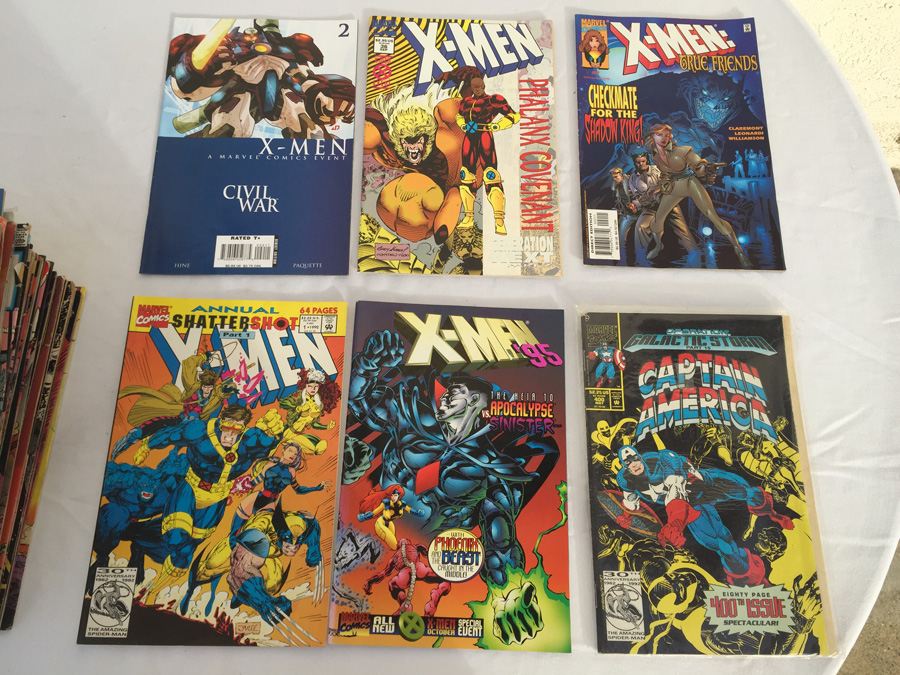 Iron Man, Captain America, X-Men, ROM Comic Book Lot (113 Books) [Photo 8]