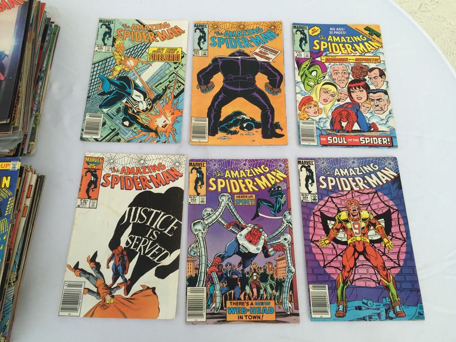 The Amazing Spider-Man, X-Men Comic Book Lot (132 Books)