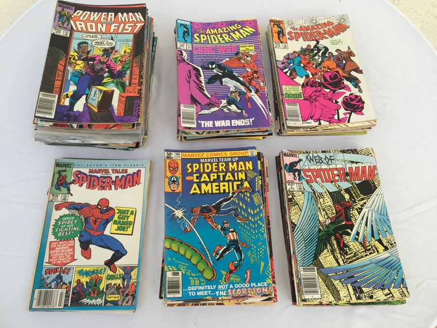 The Amazing Spider-Man, X-Men Comic Book Lot (132 Books)