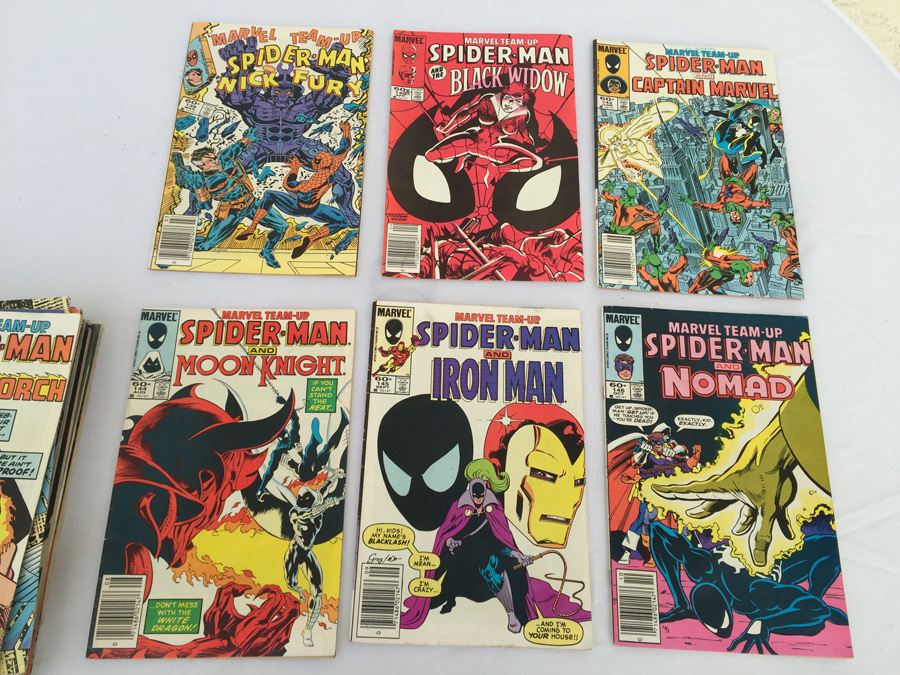 The Amazing Spider-Man, X-Men Comic Book Lot (132 Books)