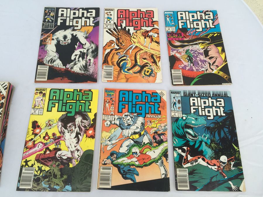 Fantastic Four, Alpha Flight Comic Book Lot (108 Books) [Photo 17]