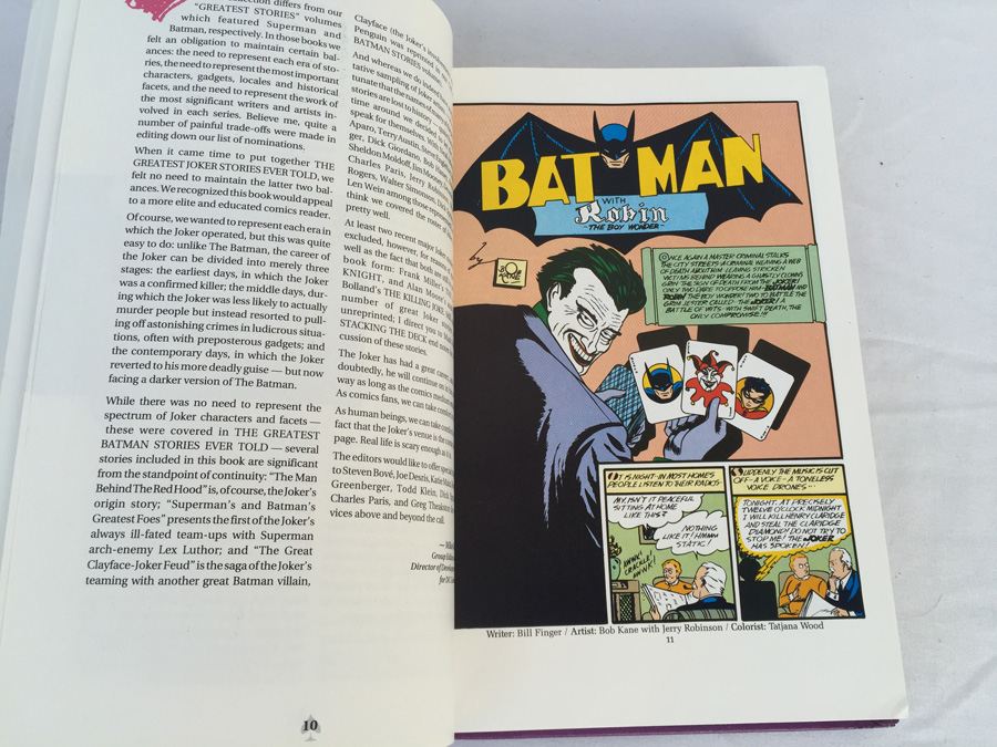 Stacked Deck - The Greatest Joker Stories Ever Told - Expanded Edition Book - First Printing - Longmeadow Press [Photo 6]