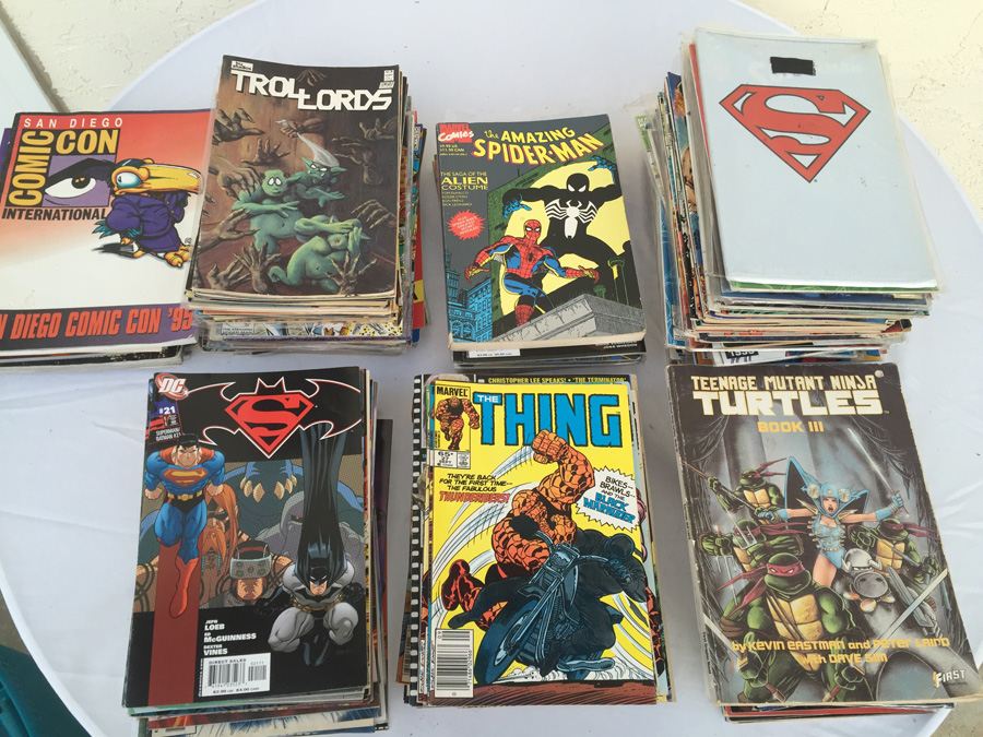 Huge Comic Book Lot - The Thing, Star Wars Dark Empire, Superman, Teenage Mutant Ninja Turtles (253 Books) [Photo 1]