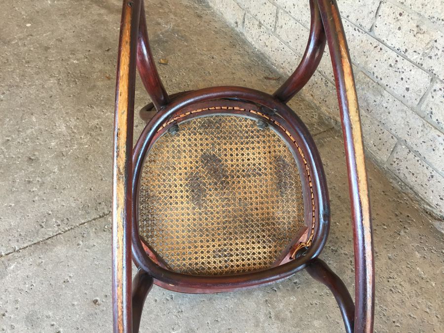 Vintage Child's Bentwood Cane Rocking Chair [Photo 13]