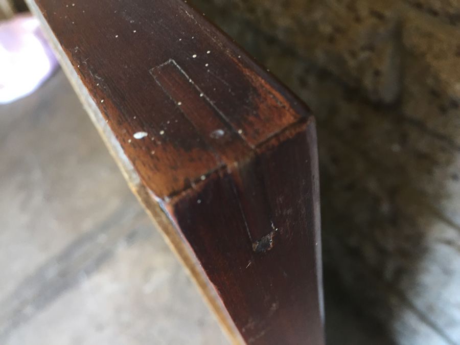 Vintage Mahogany Mirror [Photo 10]