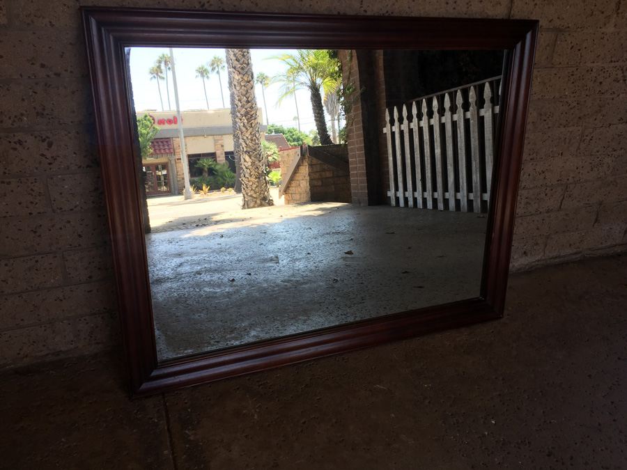 Vintage Mahogany Mirror [Photo 2]