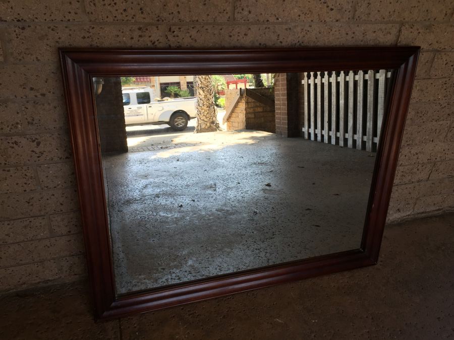 Vintage Mahogany Mirror [Photo 3]