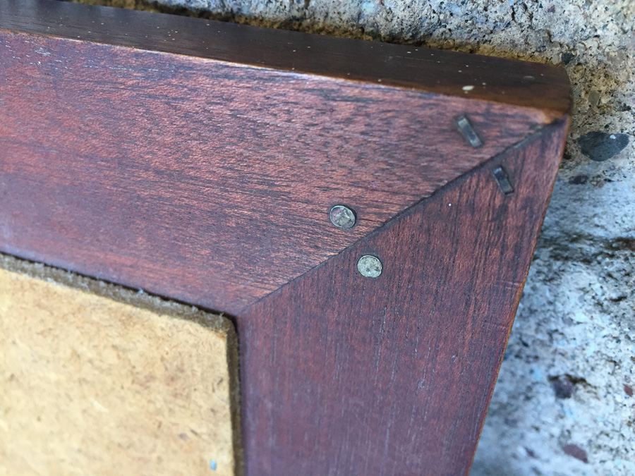 Vintage Mahogany Mirror [Photo 8]