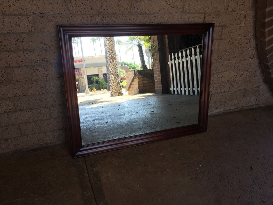 Vintage Mahogany Mirror [Photo 1]