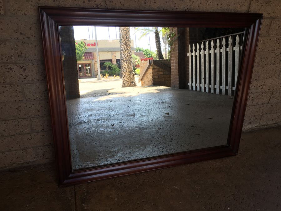 Vintage Mahogany Mirror [Photo 6]