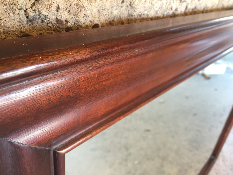 Vintage Mahogany Mirror [Photo 5]