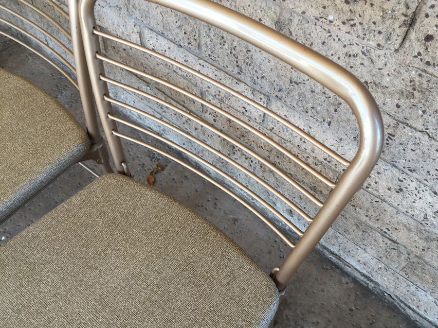 (4) Mid-Century Metal Folding Chairs [Photo 5]