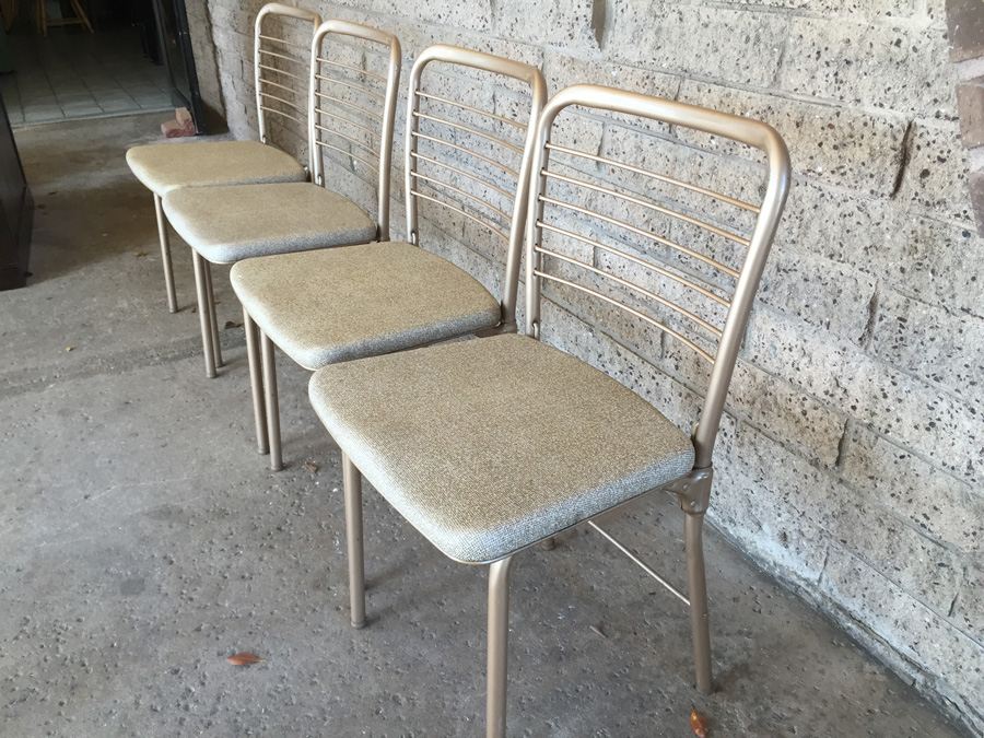 (4) Mid-Century Metal Folding Chairs [Photo 6]