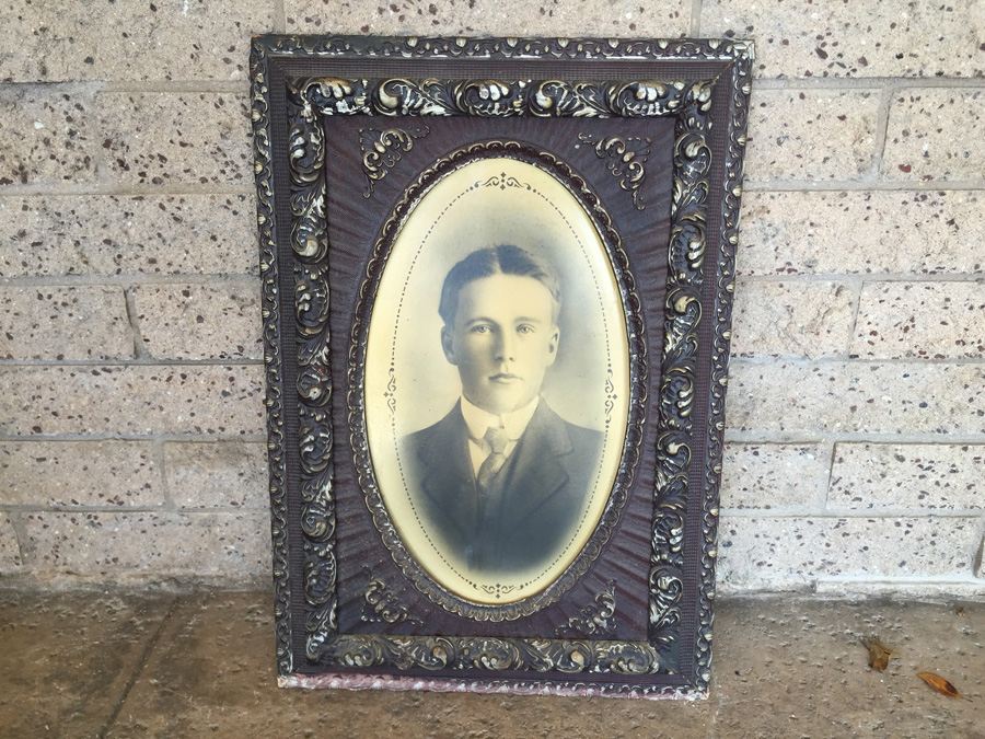 Vintage Wooden Frame With Photograph [Photo 1]