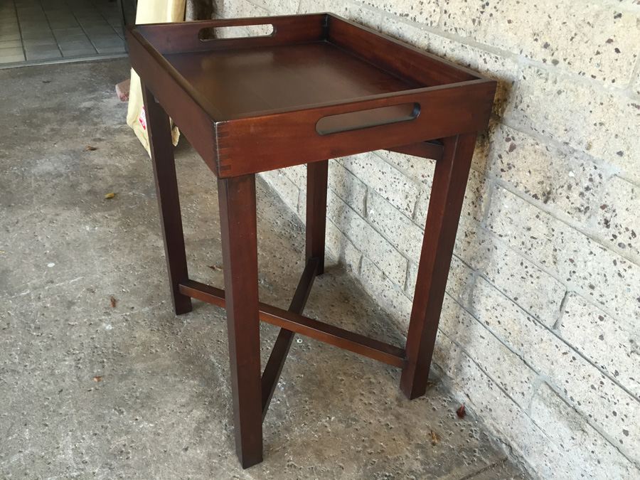 Contemporary Butler's Tray On Folding Stand [Photo 5]