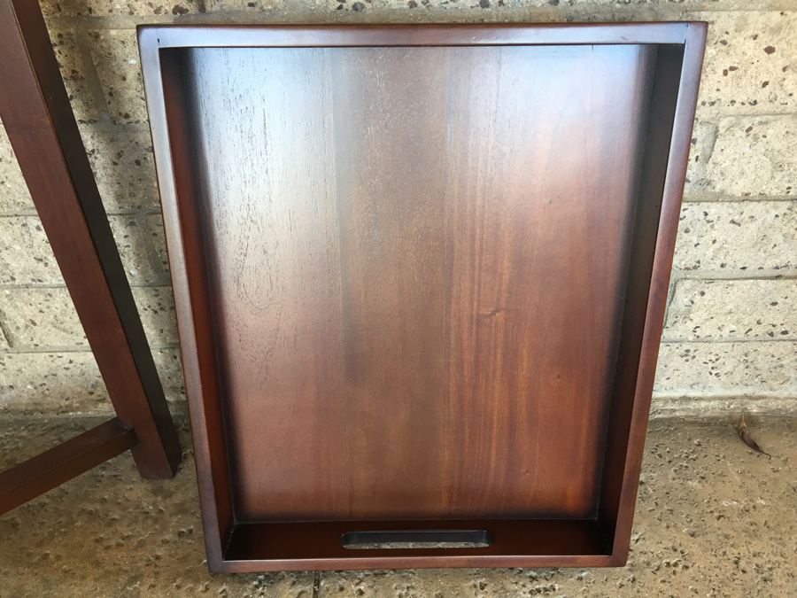 Contemporary Butler's Tray On Folding Stand [Photo 8]