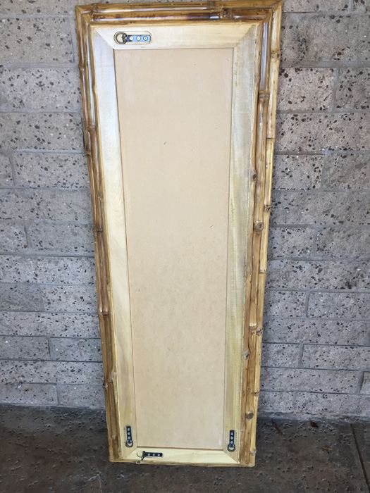 Nice Bamboo Beveled Glass Mirror [Photo 7]