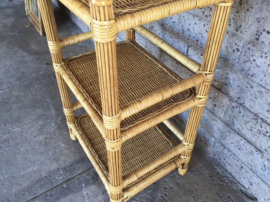 3-Tier Wicker Shelf [Photo 5]
