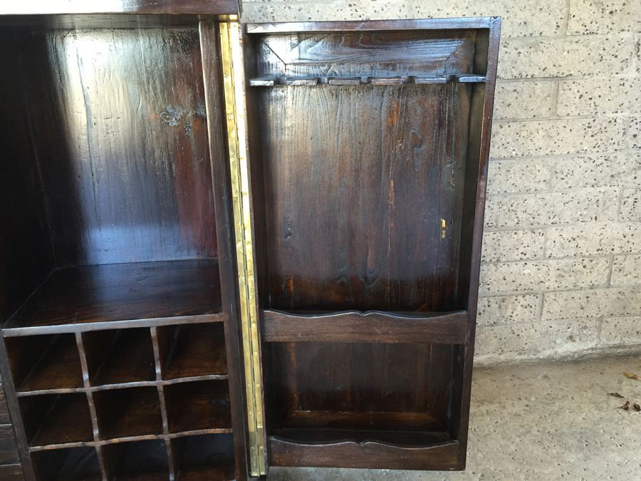 Asian Style Liquor Cabinet Wine Bar [Photo 9]