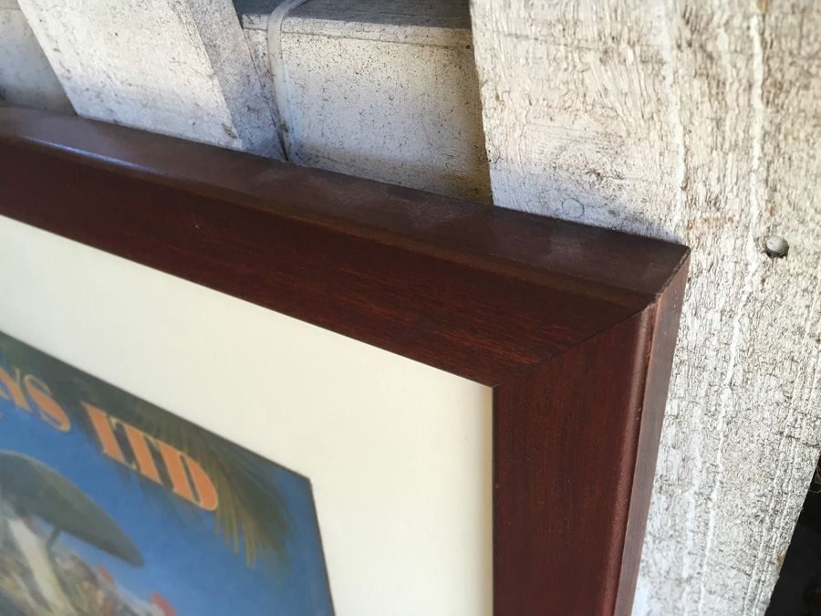 Inter-Island Airways Honolulu Hawaii Travel Poster Decorative Framed Print - A Kerne Erickson Design. [Photo 11]