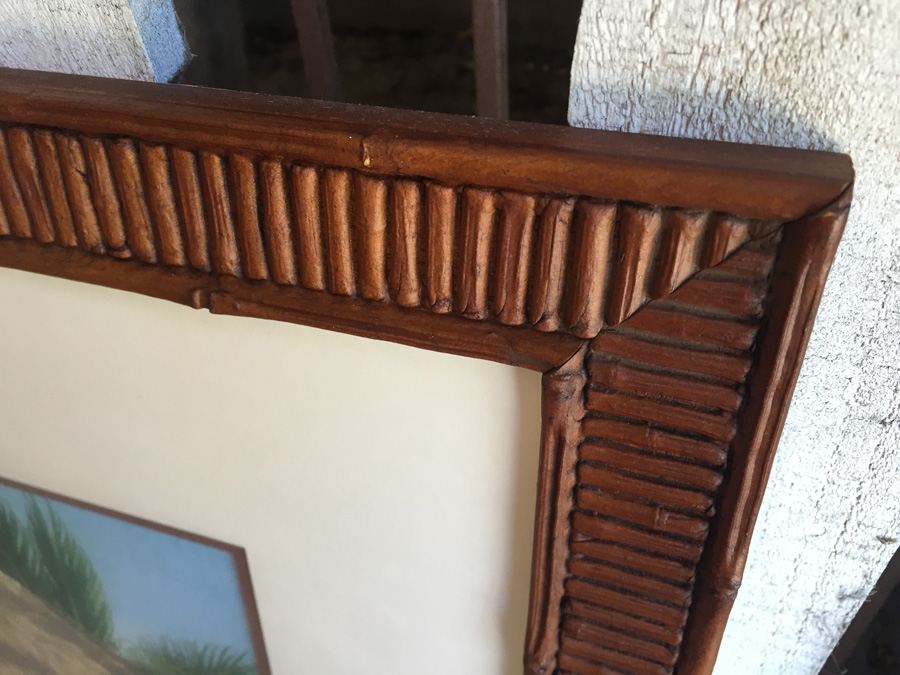 VW Bus And Surfboard Nicely Framed Decorative Print [Photo 9]