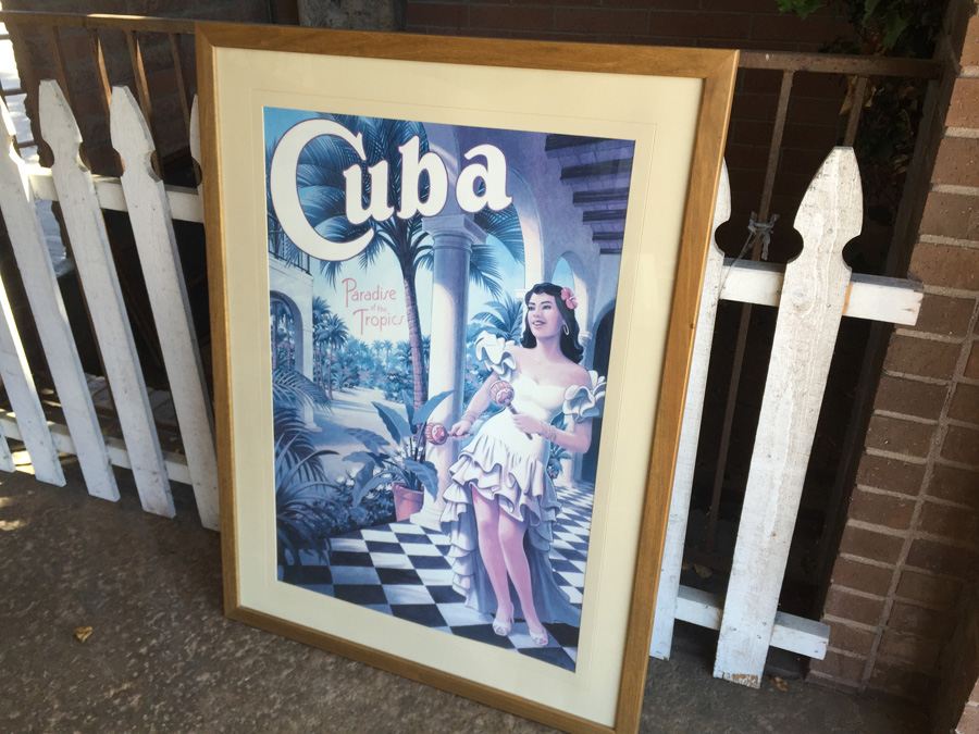 Cuba Travel Poster Nicely Framed Decorative Print [Photo 4]