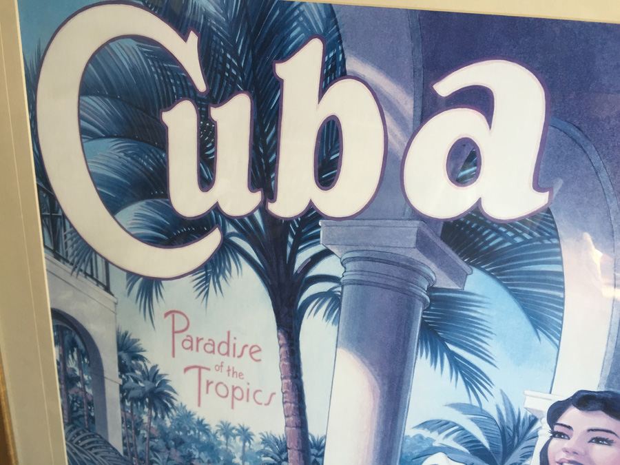Cuba Travel Poster Nicely Framed Decorative Print [Photo 2]