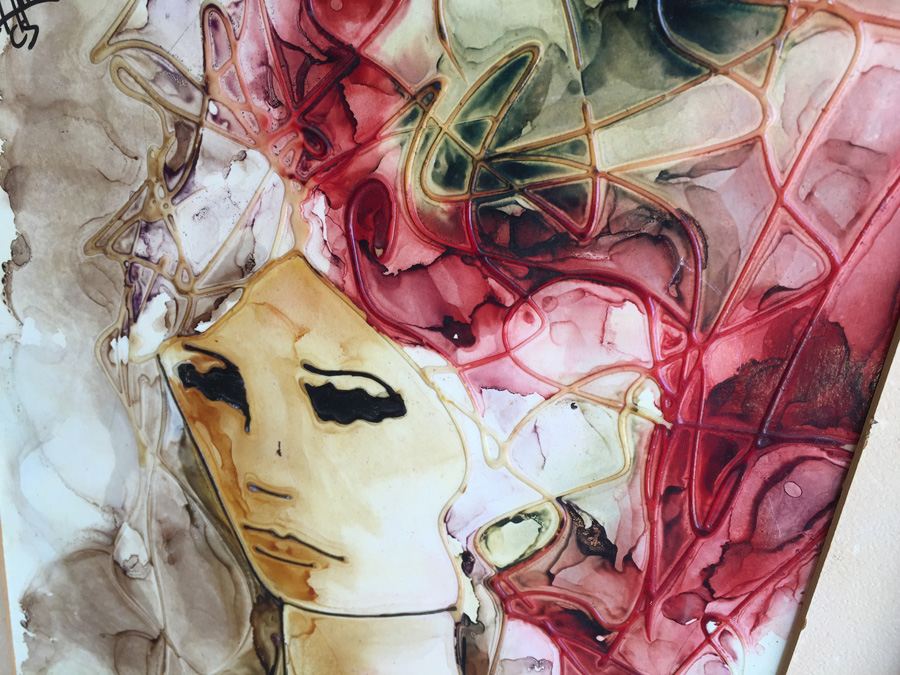 Original Artwork - Face Of Girl - Artist Unknown [Photo 3]