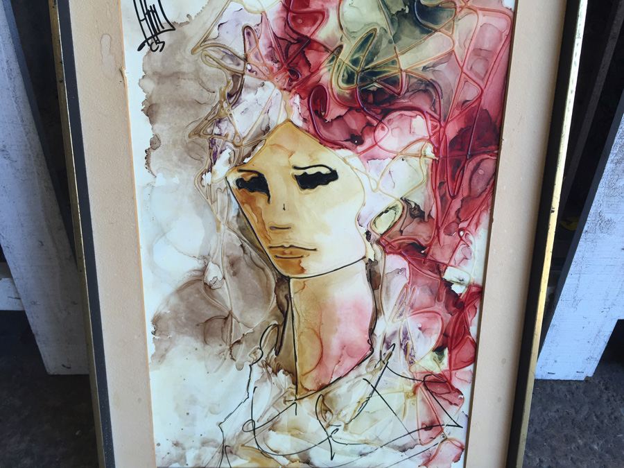Original Artwork - Face Of Girl - Artist Unknown [Photo 5]