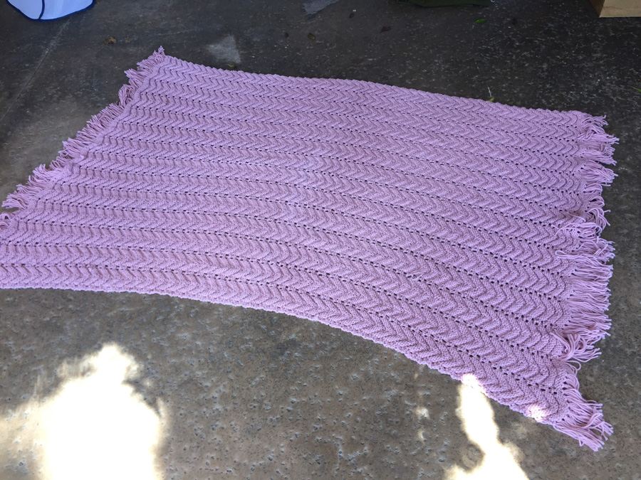 (6) Vintage Crochet Blankets Handmade [Photo 26]