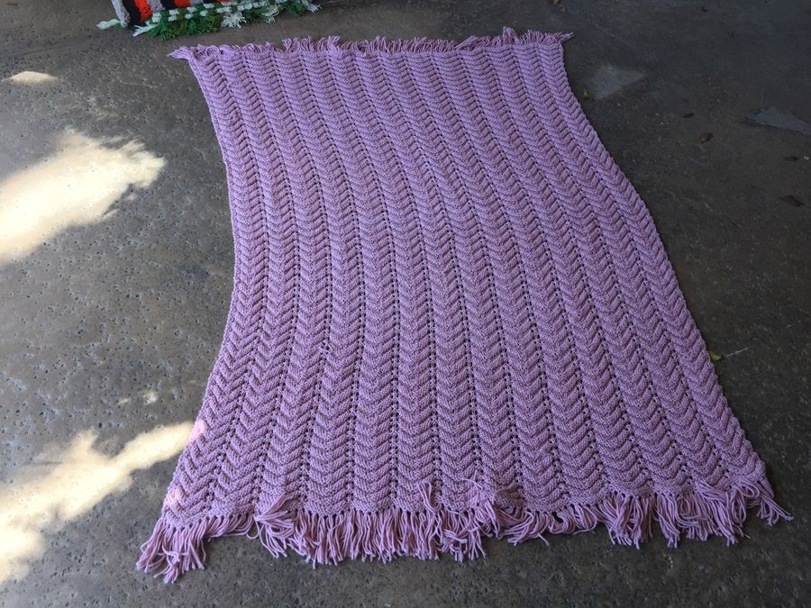 (6) Vintage Crochet Blankets Handmade [Photo 24]