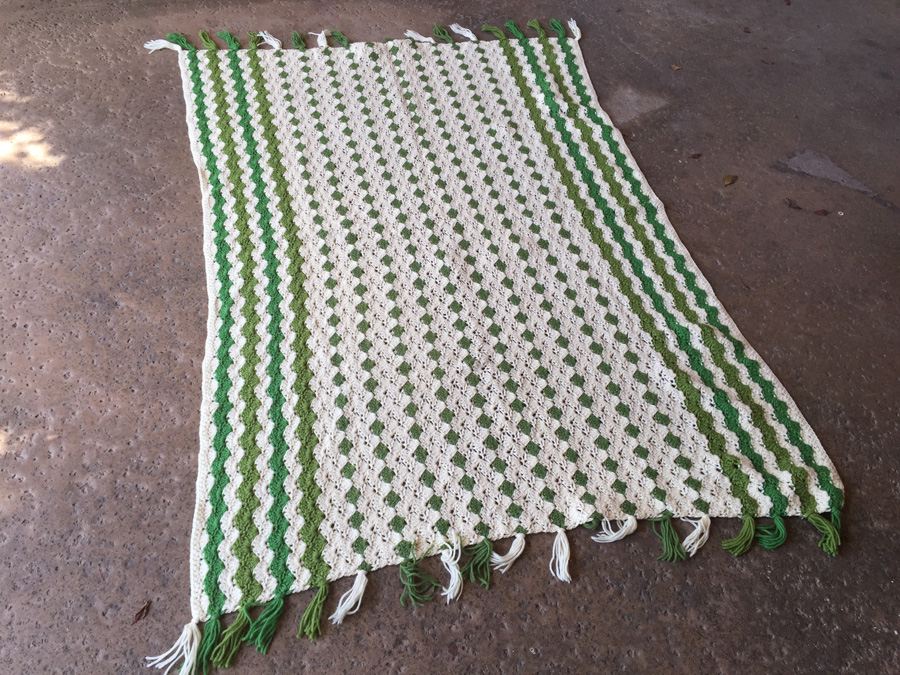 (6) Vintage Crochet Blankets Handmade [Photo 3]