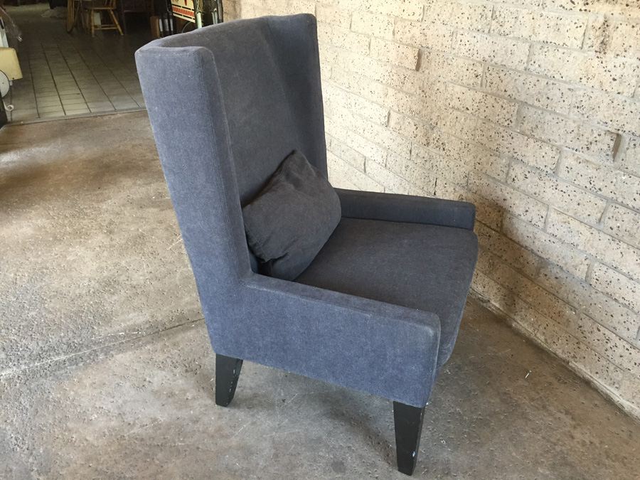 West Elm Modern Gray Chair [Photo 7]