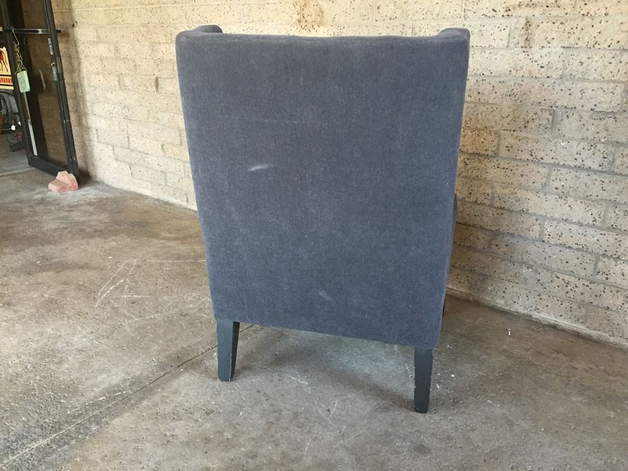 West Elm Modern Gray Chair [Photo 6]