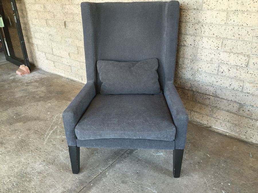 West Elm Modern Gray Chair [Photo 1]