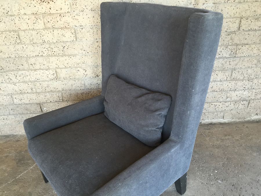 West Elm Modern Gray Chair [Photo 4]