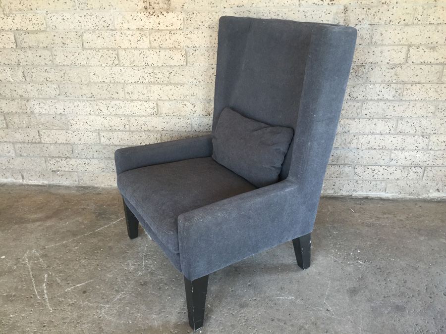West Elm Modern Gray Chair [Photo 3]