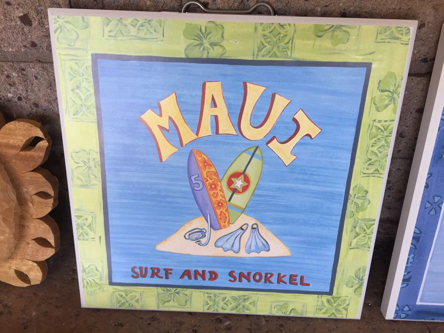 Beachy Hawaiian Wall Art Lot [Photo 6]