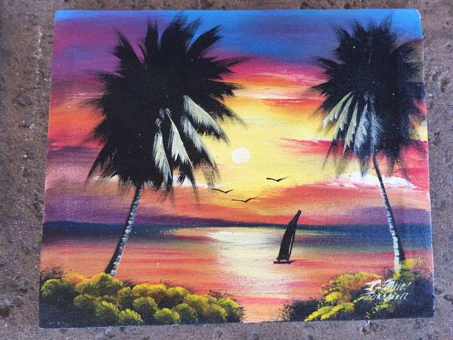 Beachy Hawaiian Wall Art Lot [Photo 3]