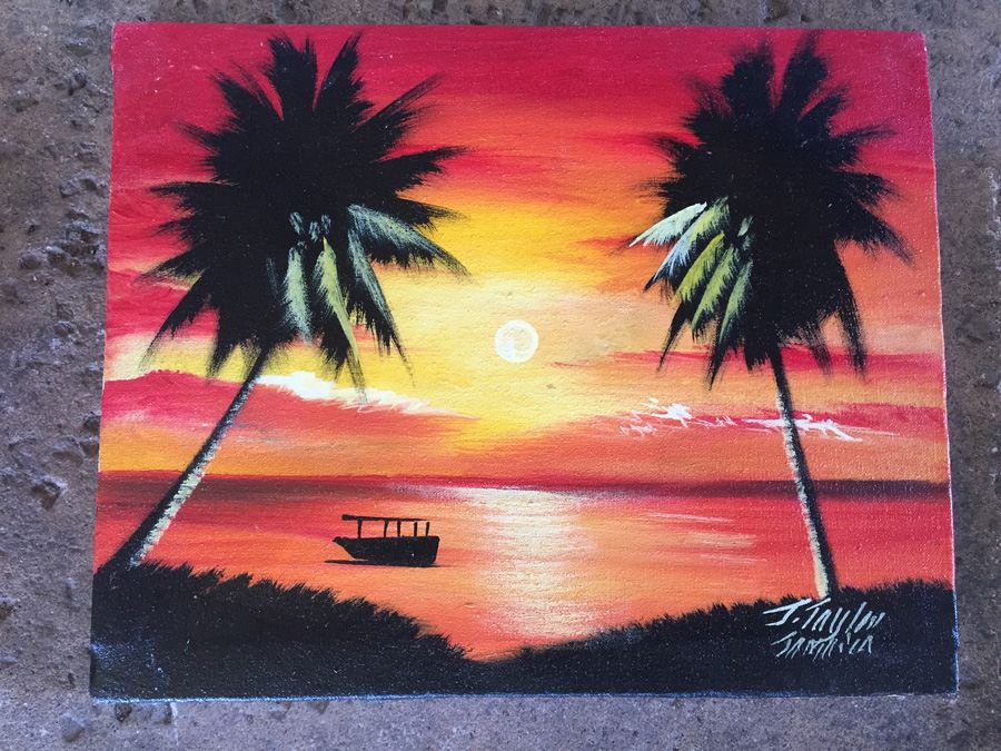 Beachy Hawaiian Wall Art Lot [Photo 2]