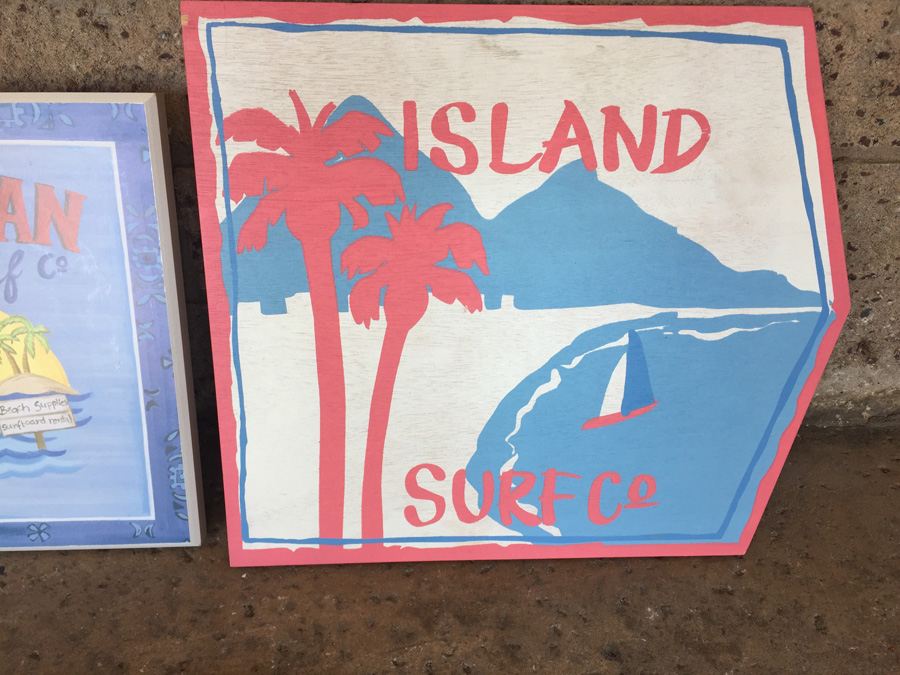 Beachy Hawaiian Wall Art Lot [Photo 4]