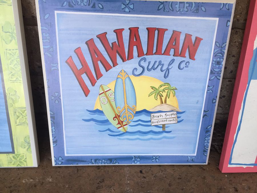 Beachy Hawaiian Wall Art Lot [Photo 5]