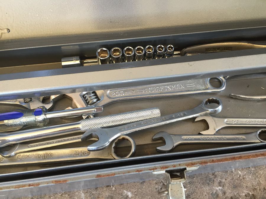 Sears Craftsman Metal Toolbox With Tools [Photo 5]