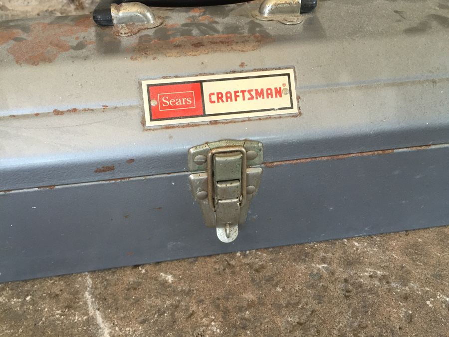 Sears Craftsman Metal Toolbox With Tools [Photo 2]