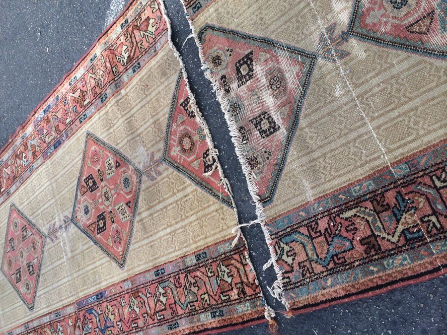 Handmade Wool Runner. Very Long and Wide. [Photo 9]